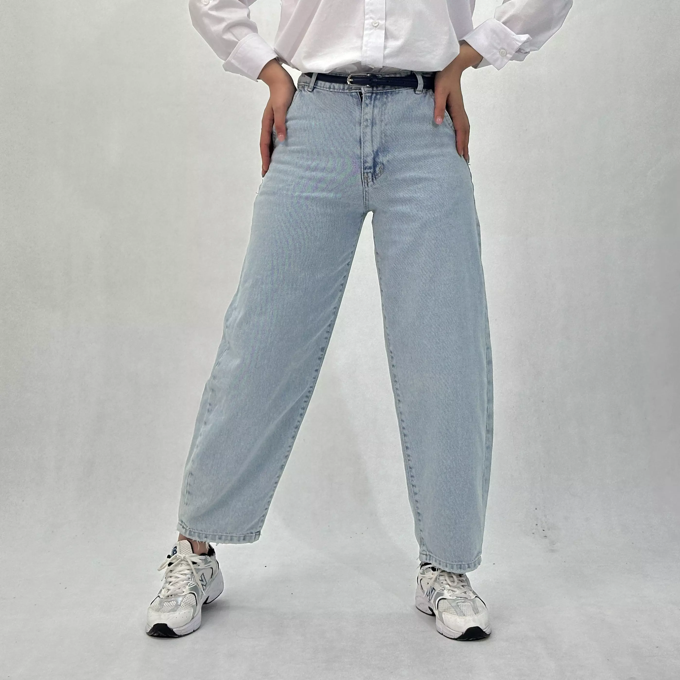 شلوار زنانه جین بالنی | KIANA
